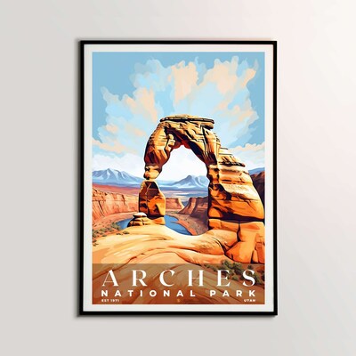Arches National Park Poster, Travel Art, Office Poster, Home Decor | S6 - image2